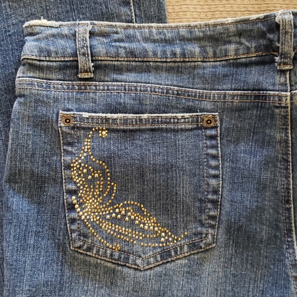 American Exchange jeans Size 15 stud accents 🦋 - Picture 5 of 15